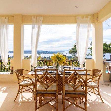 Willa House With Amazing Ocean View And Patio - Pool Porto Heli Zewnętrze zdjęcie