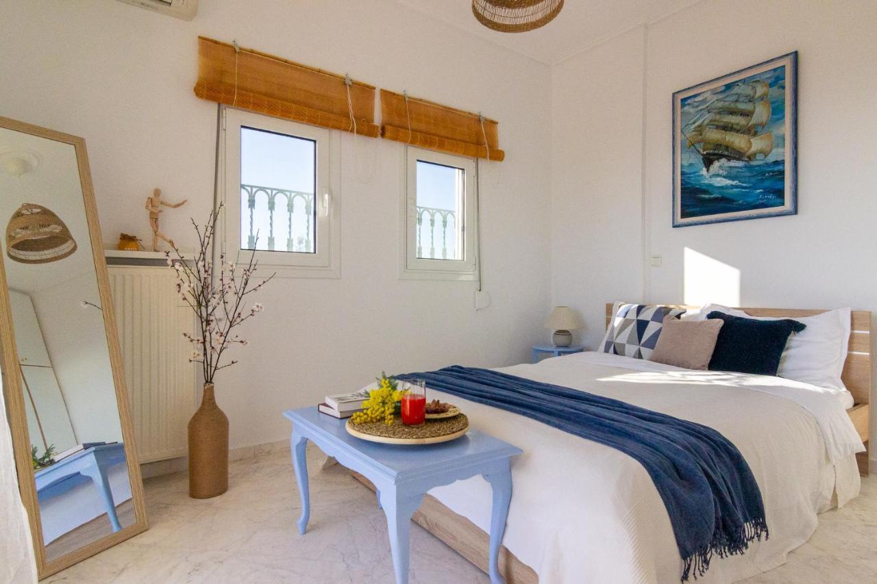 Willa House With Amazing Ocean View And Patio - Pool Porto Heli Zewnętrze zdjęcie
