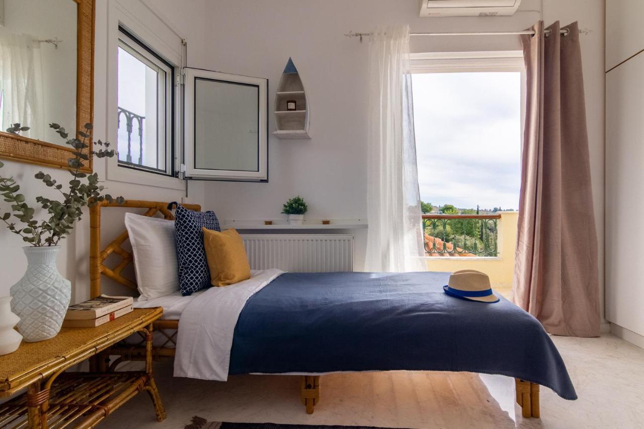 Willa House With Amazing Ocean View And Patio - Pool Porto Heli Zewnętrze zdjęcie